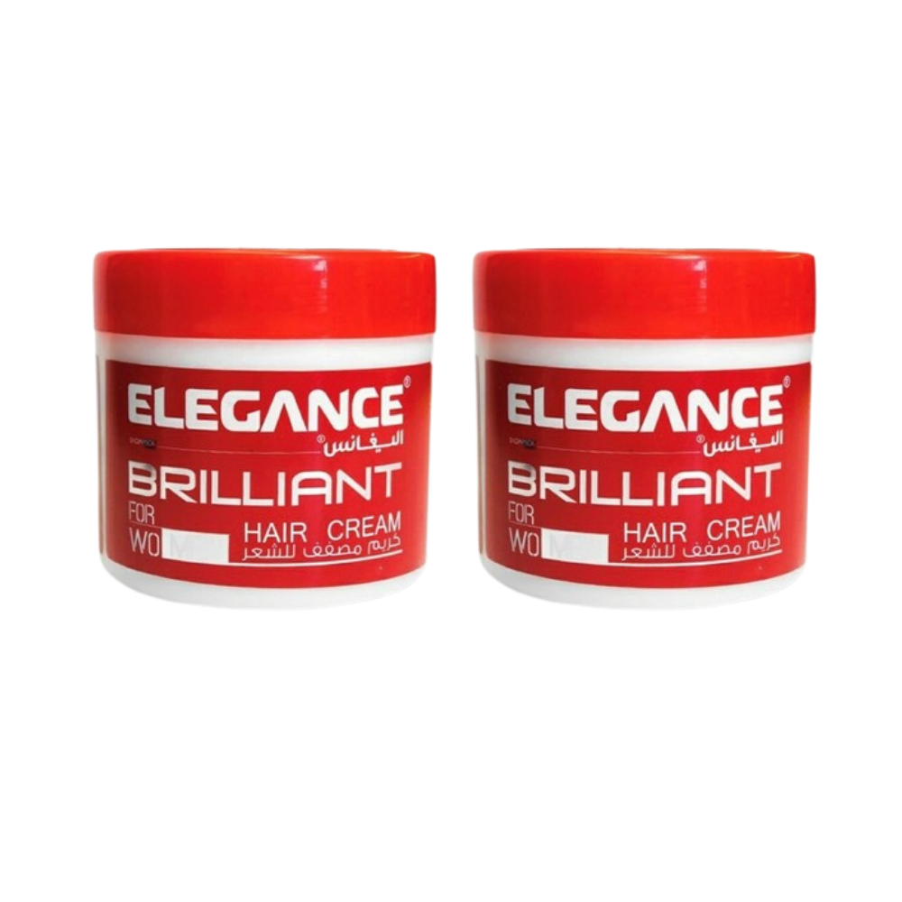 3x Elegance Brilliant Hair Cream Hair Styling Gel - 250ml
