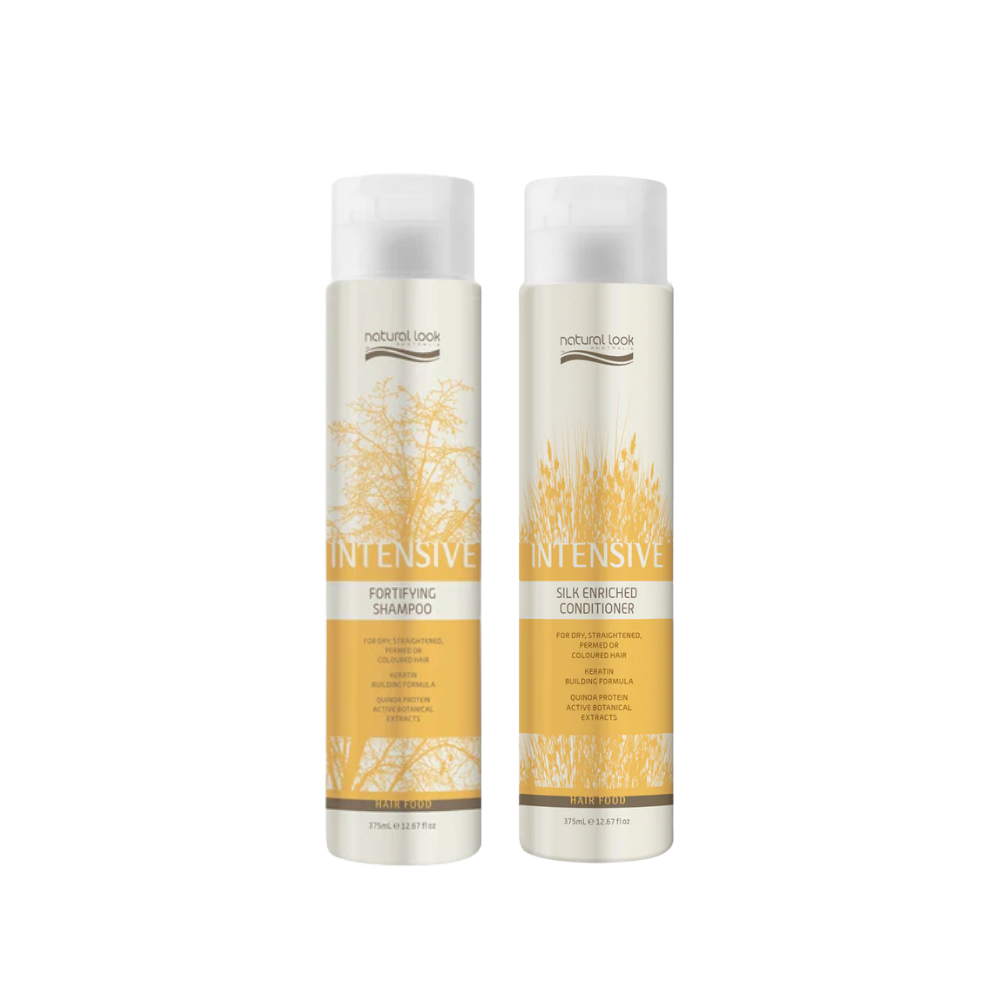 Natural Look Fortifying 375ML Bundle Shampoo Conditioner Treatment Leave In