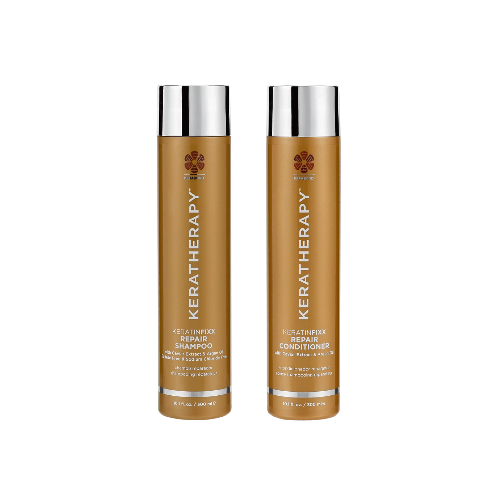 Keratherapy KeratinFix Repair Shampoo And Conditioner 300ml Bundle