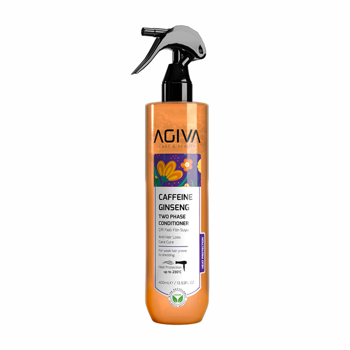 Agiva Caffeine Ginseng Two Phase Conditioner 400ml (Orange)