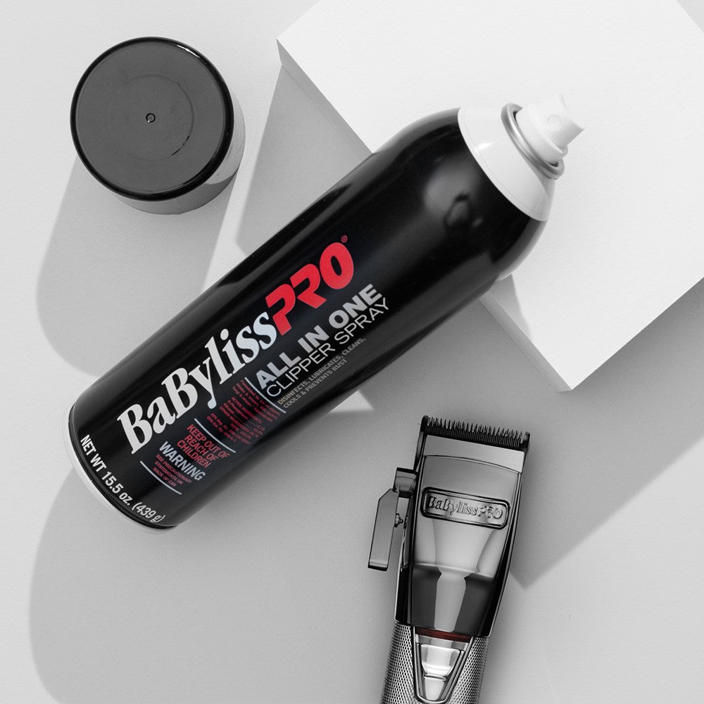 BaBylissPRO All In One Barber Disinfectant Clipper Spray 439g
