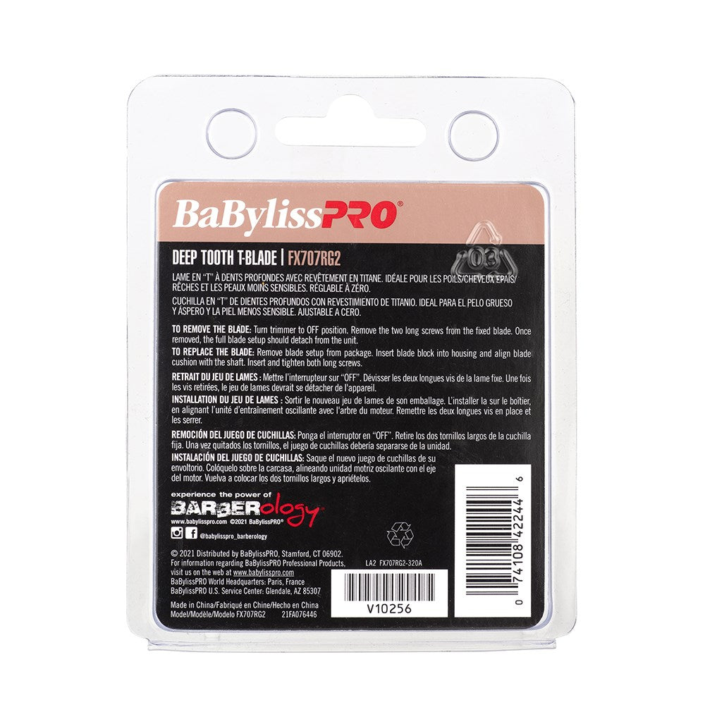 Babyliss Pro Rosefx Trimmer Replacement Blade 2.0Mm Deep Tooth - FX707RG2