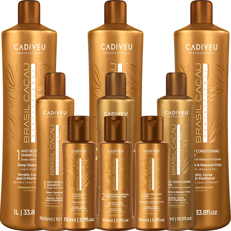 Brasil Cacau Eco Keratin Smoothing Treatment Kit - 300ml