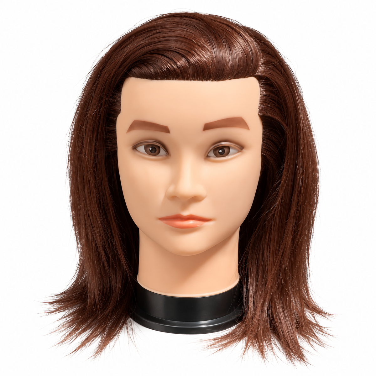 Barber Supplier Mannequin Head Alisha - Medium Brown