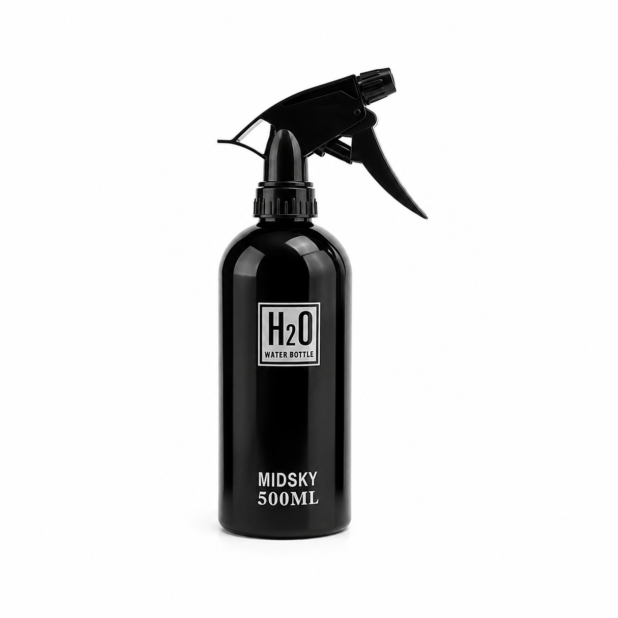 500ml Barber Spray Bottle Black Metal Water Mister Hair Salon