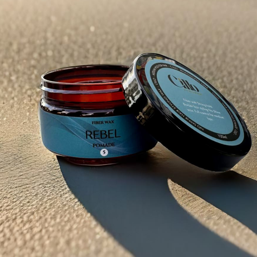 Cillo Rebel Fiber Matte Styling Wax – 100ml Blue for Extra Strong Hold & 100% Matte Finish