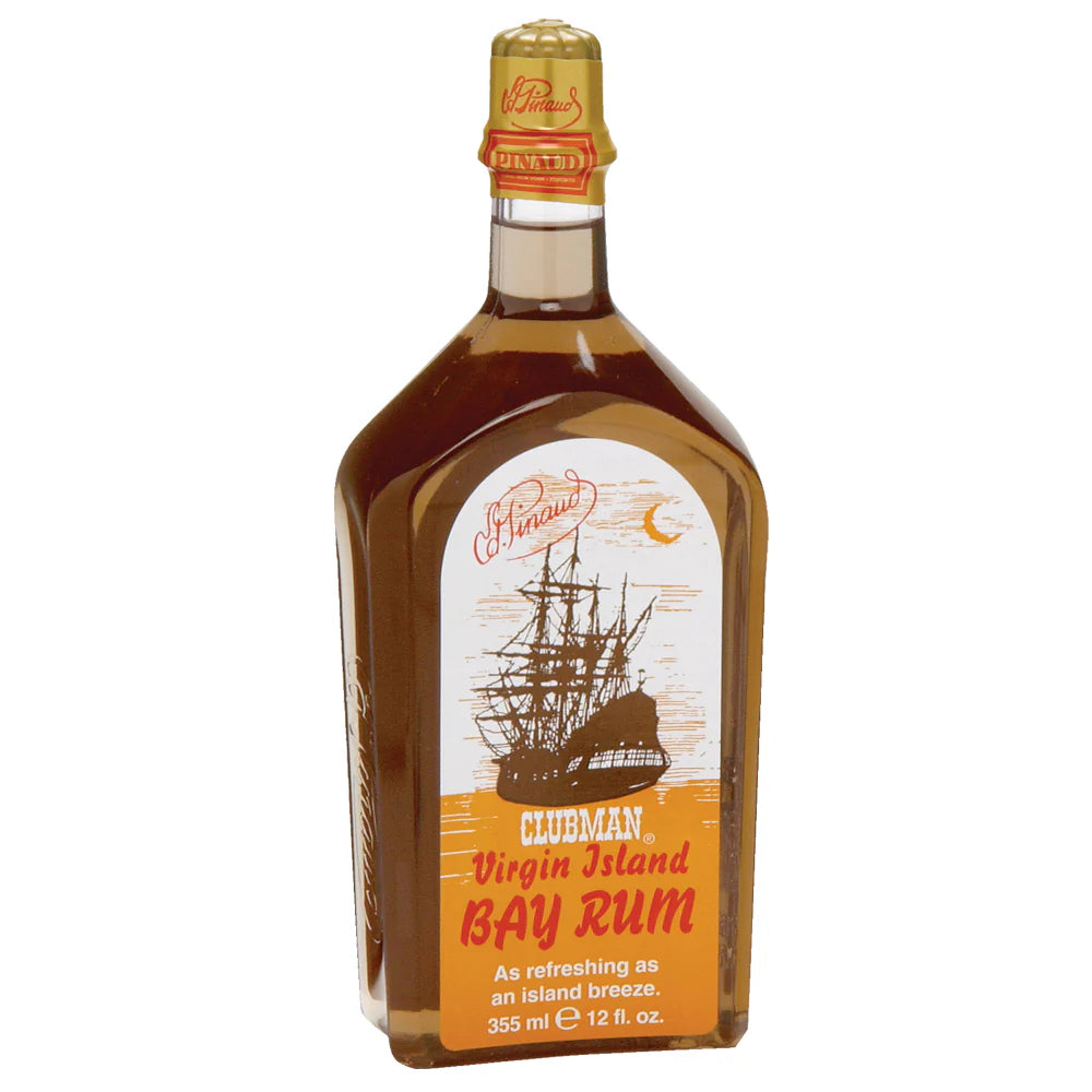 Clubman Virgin Island Bay Rum After Shave Cologne - 355ml - Classic Post-Shave Refreshment