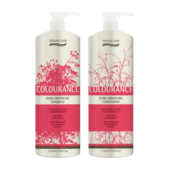 Natural Look Colourance Shine Enhancing Shampoo & Conditioner 1L Bundle