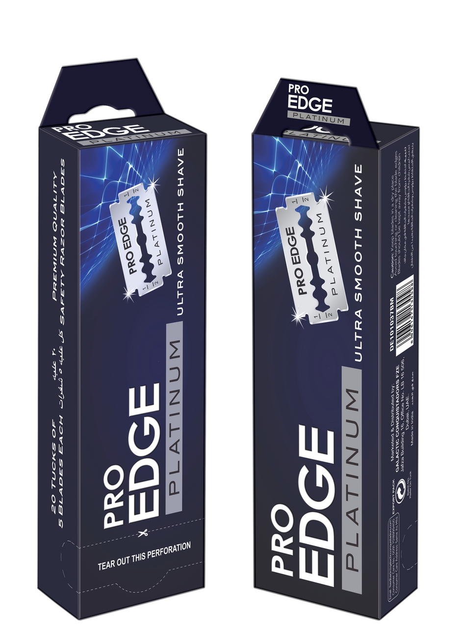 Pro Edge - Double Edge Razor Blade Pillar (100 Pack)