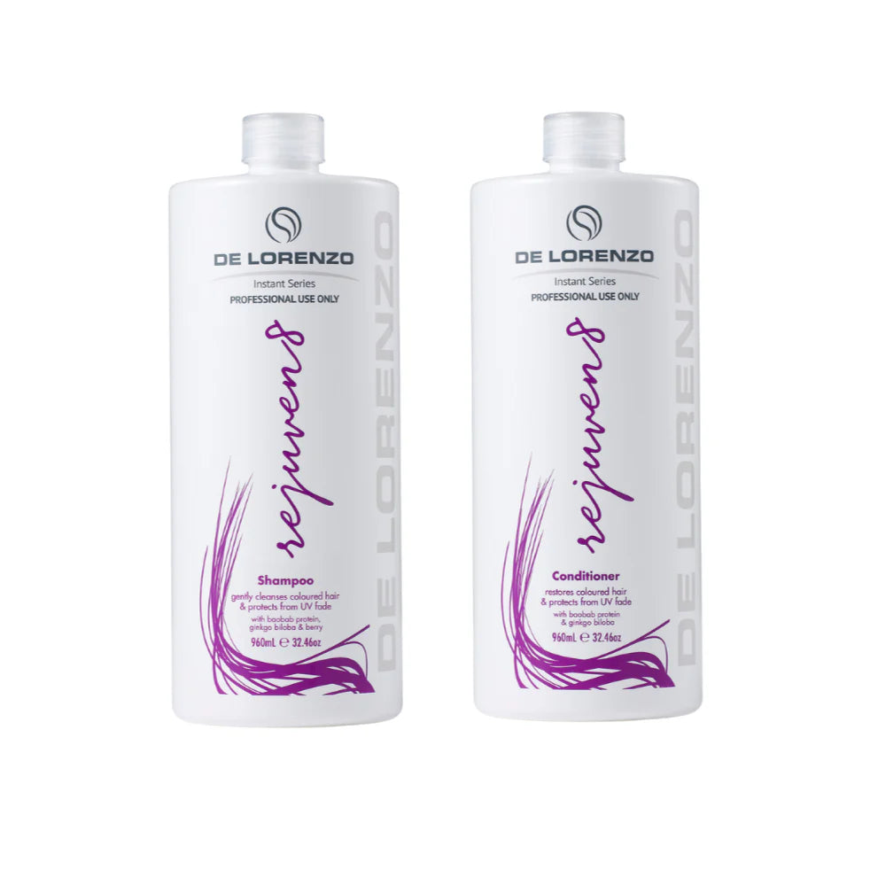 De Lorenzo Instant Rejuven8 Shampoo and Conditioner 960ml Bundle