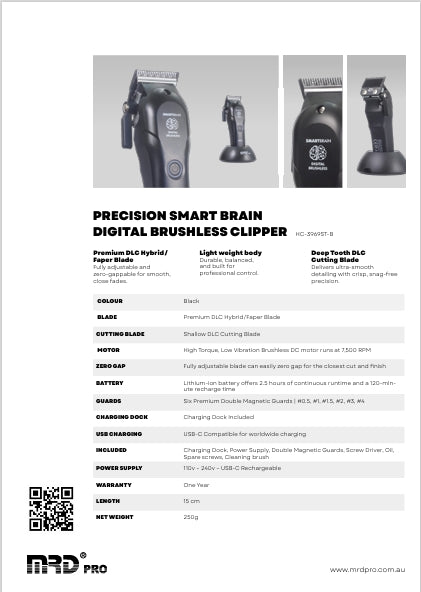 MRD SmartBrain Precision Clipper – Black