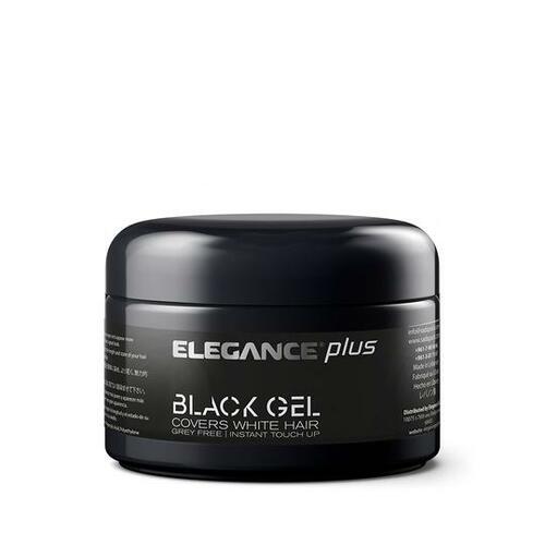 3x Elegance Hair Color Wax Gel - Black