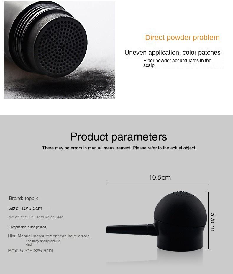 Hair Fiber Spray Applicator Compatible with Toppik