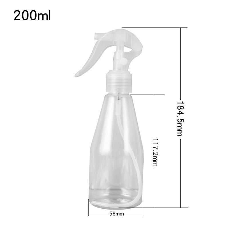Empty Spray Bottle 200ml Clear Plastic – Fine Mist Hair Sprayer