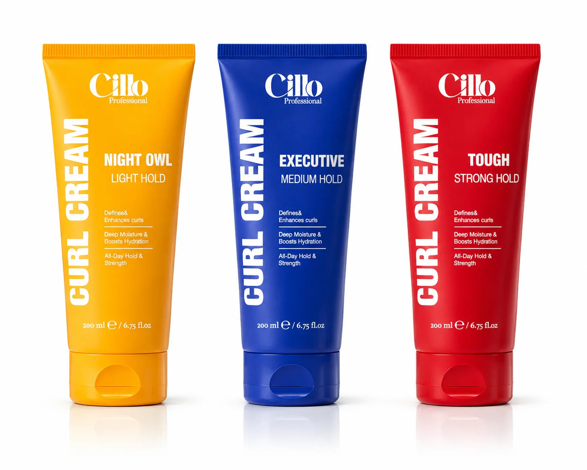 Cillo Curling Set - Powder Wax - Curling Mousse - Curl Cream