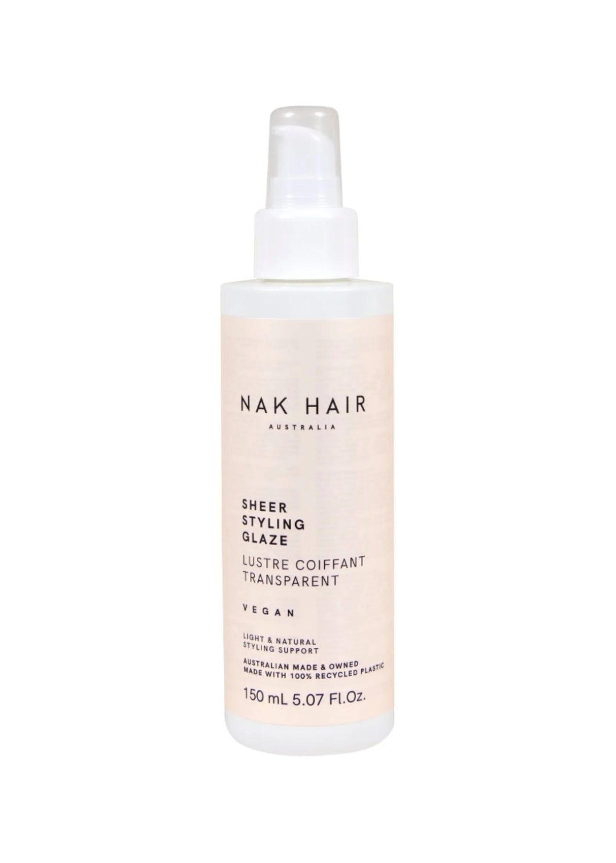 Nak Hair Sheer Hair Styling Spray Glaze 150ml