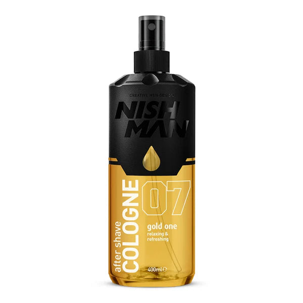 Nish Man After Shave Cologne Spray Gold One (07) 400ml