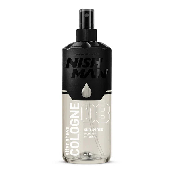Nish Man After Shave Cologne Spray (08) Sun Sense 400ml