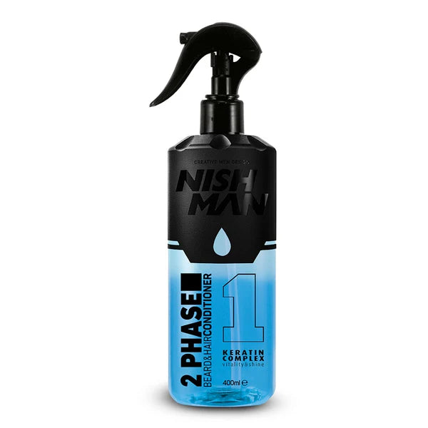 Nish Man Beard & Hair 2 Phase Conditioner 01 Keratin Complex 400ml