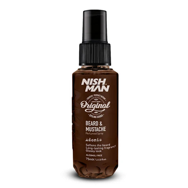 Nish Man Beard & Moustache Perfume Spray Adonis 75ml