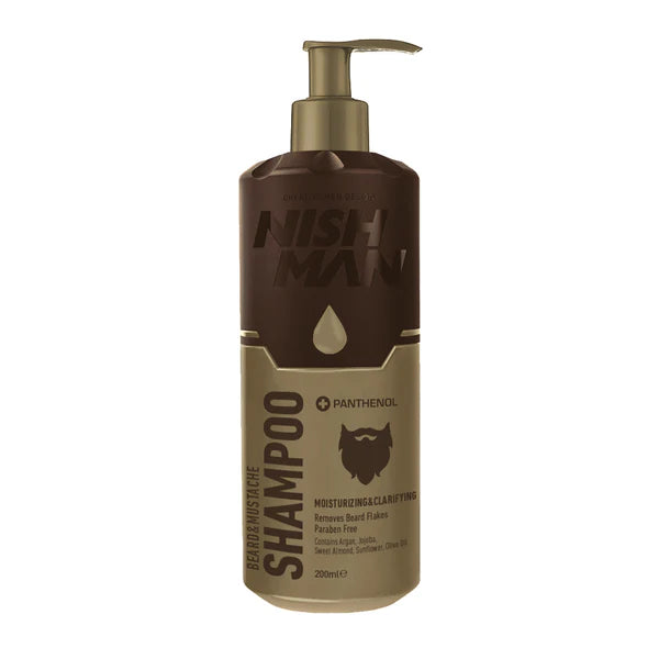 Nish Man Beard & Mustache Shampoo 200ml