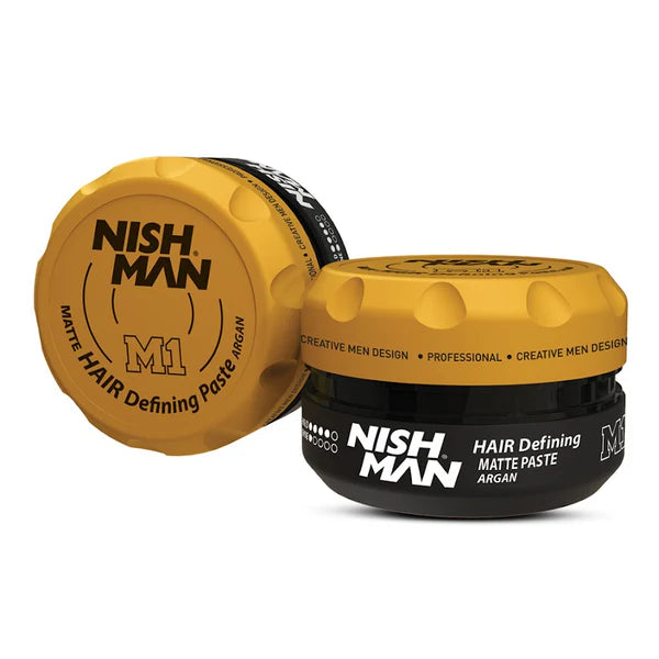 Nish Man Hair Defining Matte Paste Argan M1 Series 100ml