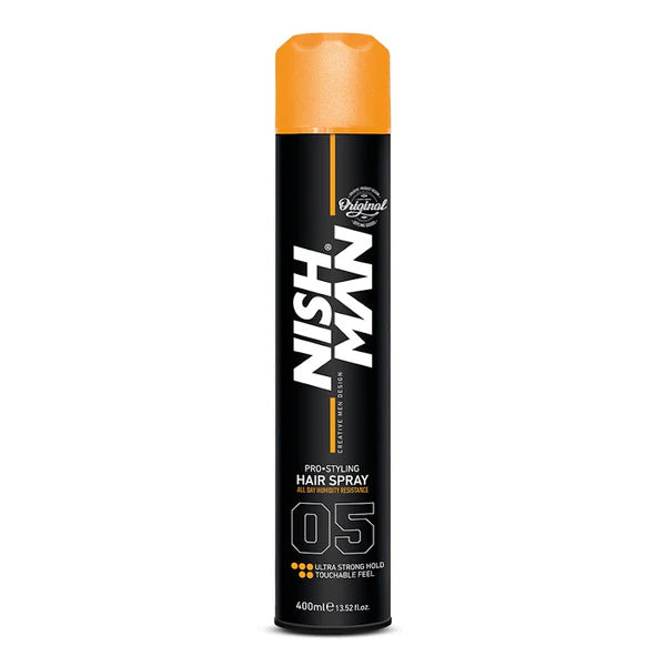Nish Man Hair Spray Ultra Strong Hold (05) 400ml