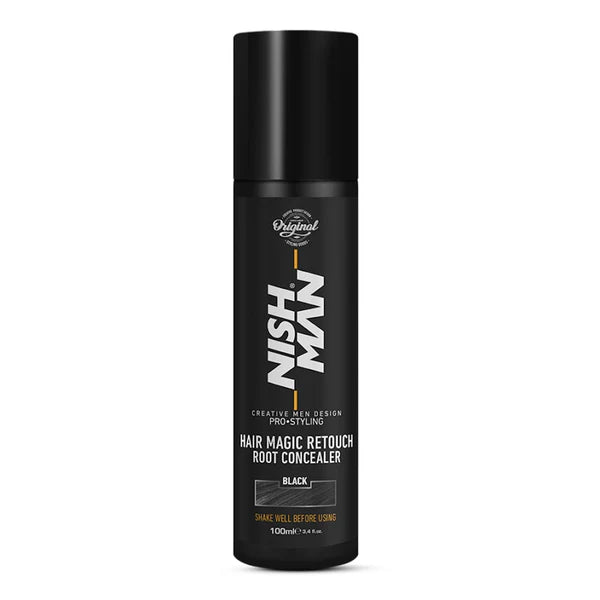 Nish Man Magic Touch Up Root Concealer Black 100ml