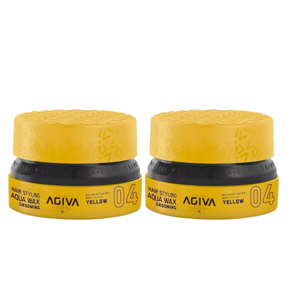 3x Agiva Clay Wax Grooming 04 - 155ml - Yellow