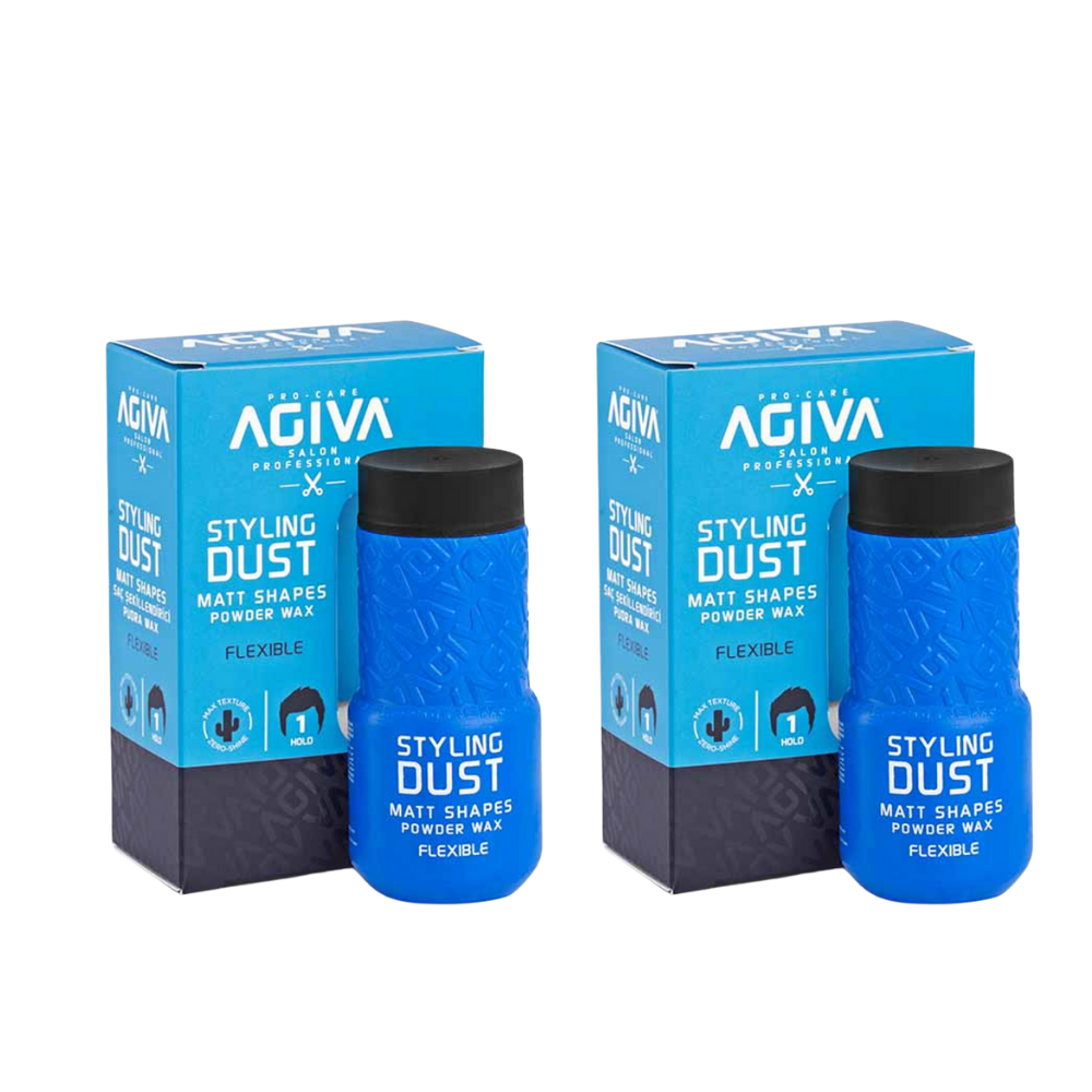 3x Agiva Styling Dust Matt Shapes Hair Styling Powder Flexible 01 20G