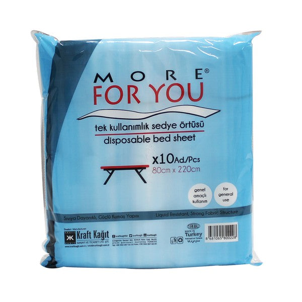 More For You Disposable Bed Cover Sheets – Pack of 10