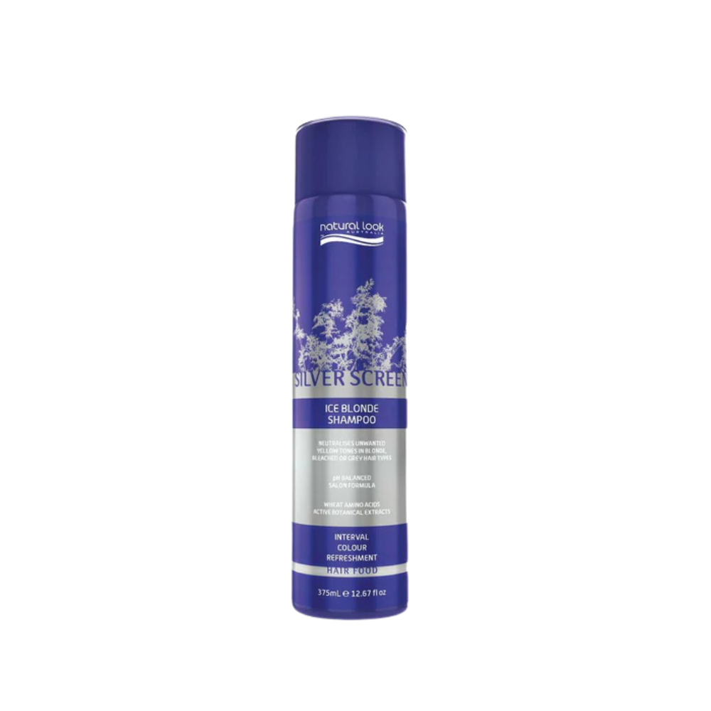 Natural Look Silver Screen Ice Blonde Shampoo 375 ML&Conditioner&Repair Serum&Detangler&Smooth Ends