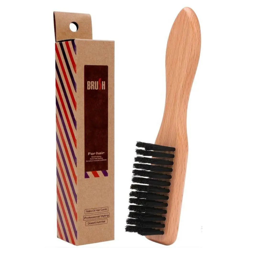 Fade Brush & Beard Brush Wood