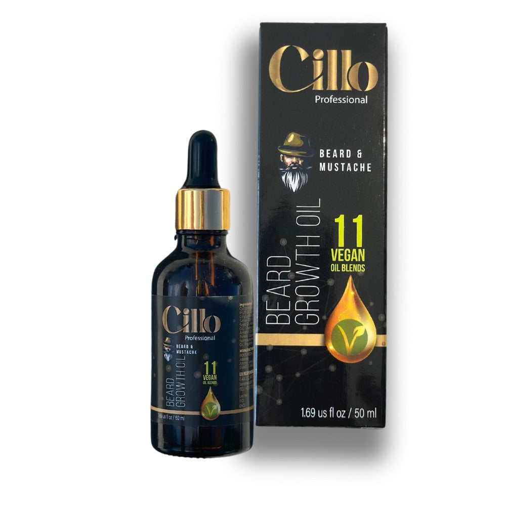 Cillo Vegan Beard Oil – 50ml for Hair Growth & Coconut Scent