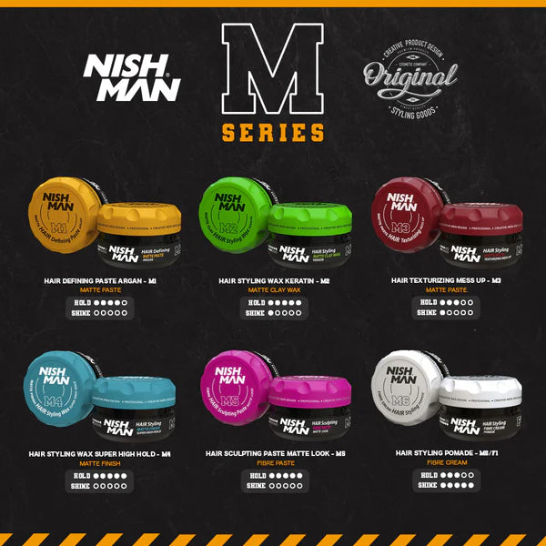 Nish Man Hair Styling Matte Wax M8 100ml