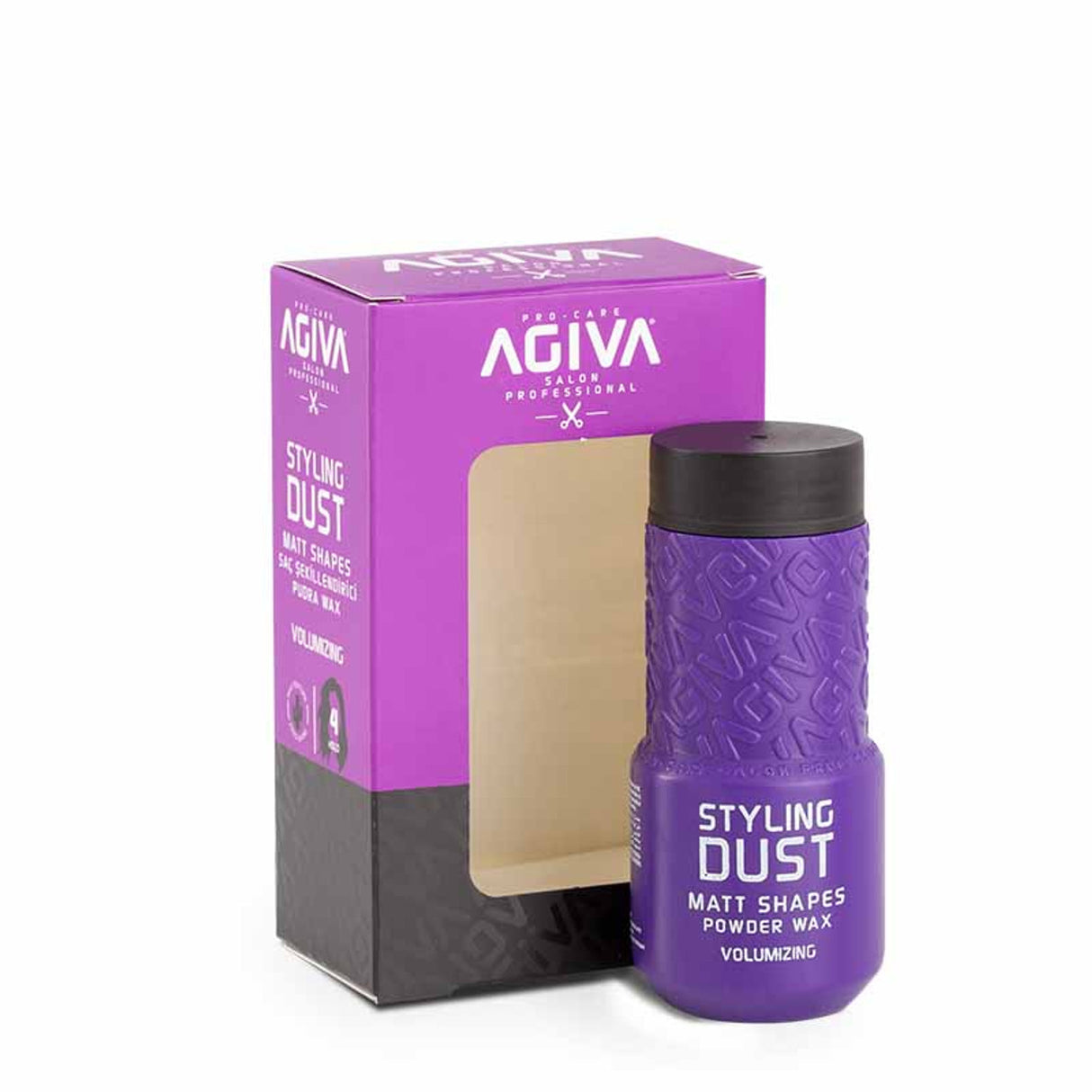 3x Agiva Dust Matt Shapes Hair Styling Powder Wax 04 Volumizing 20G