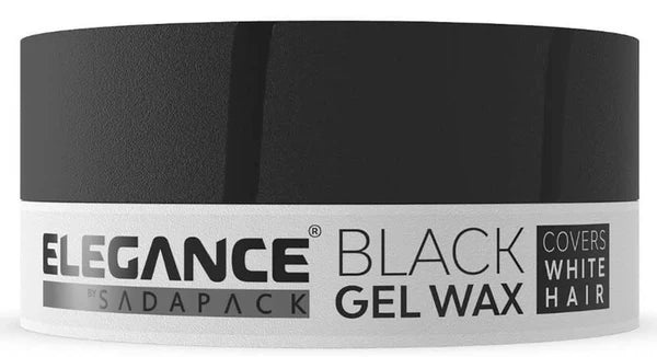3x Elegance Silver Black Hair Color Wax - 140g