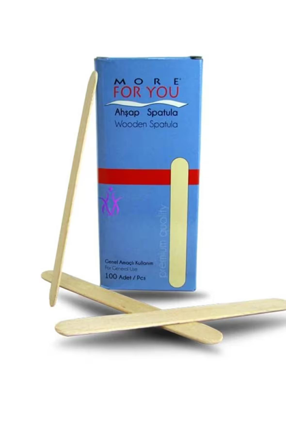 More For You Wooden Wax Spatulas 100pcs – Hair Removal Applicators