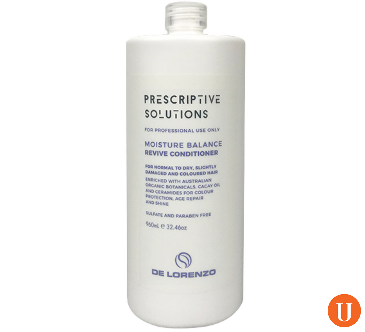 De Lorenzo Moisture Balance Shampoo 960 Ml And ReviveConditioner 960 Ml Bundle