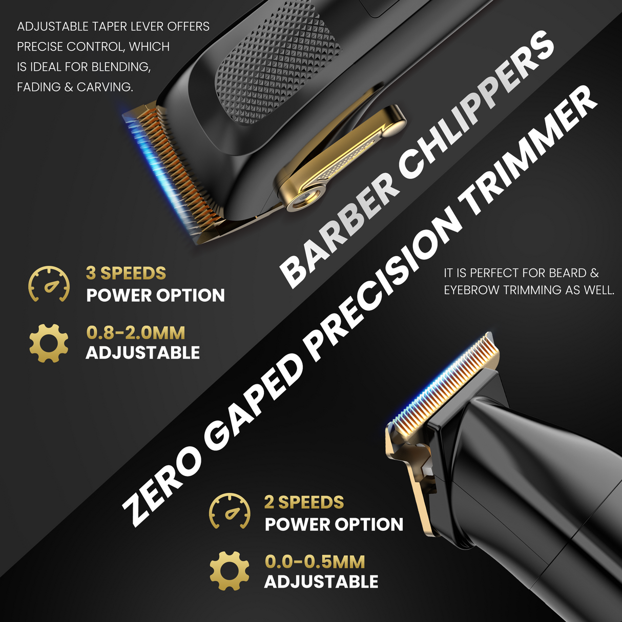 NBHS Professional Hair Clippers & Trimmer Kit Hair Clippers for Men