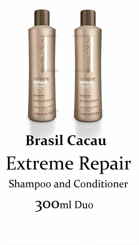 Brasil Cacau Extreme Repair Shampoo & Conditioner Duo – 300ml