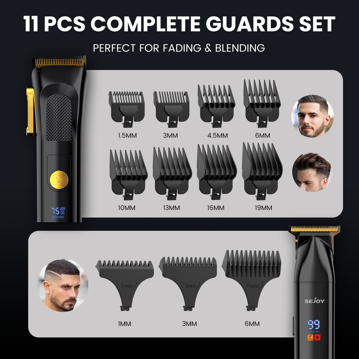 NBHS Professional Hair Clippers & Trimmer Kit Hair Clippers for Men