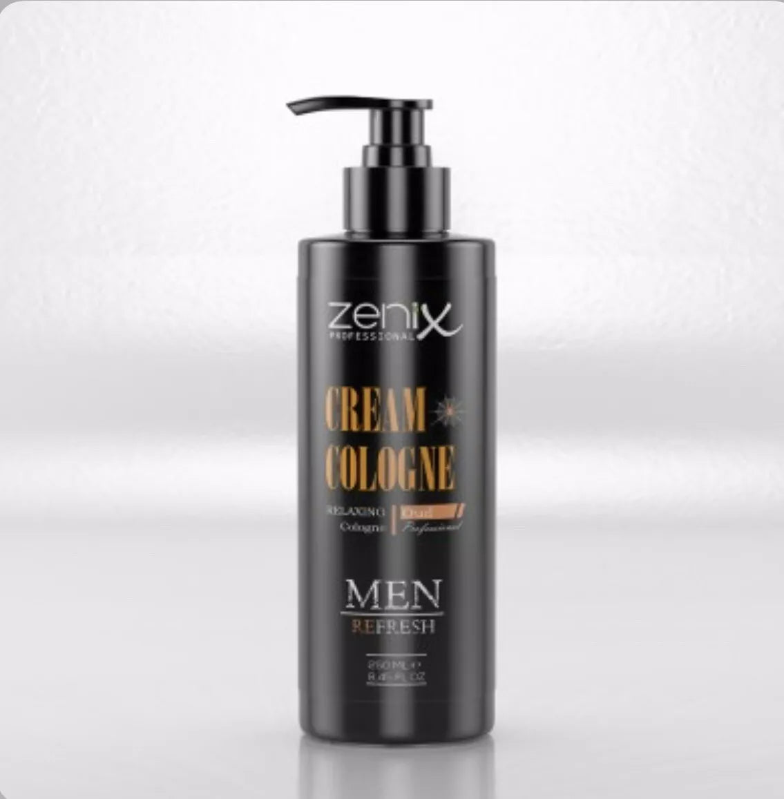 Zenix Eau De Cream Cologne Oud Aftershave 250ml - Barber Lotion After Shave