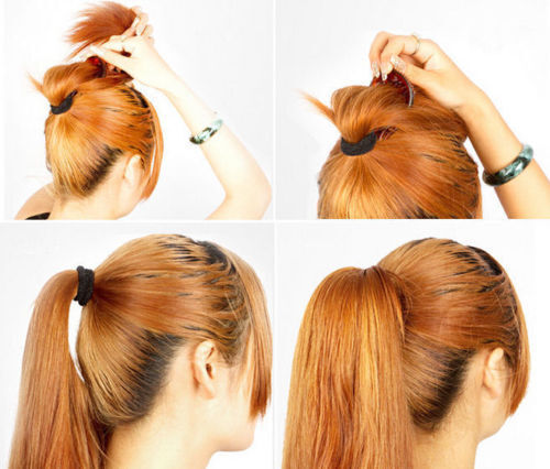 Ponytail Inserts Hair Clip Bun Maker Bouffant Volume Wedding Hair Comb Styling