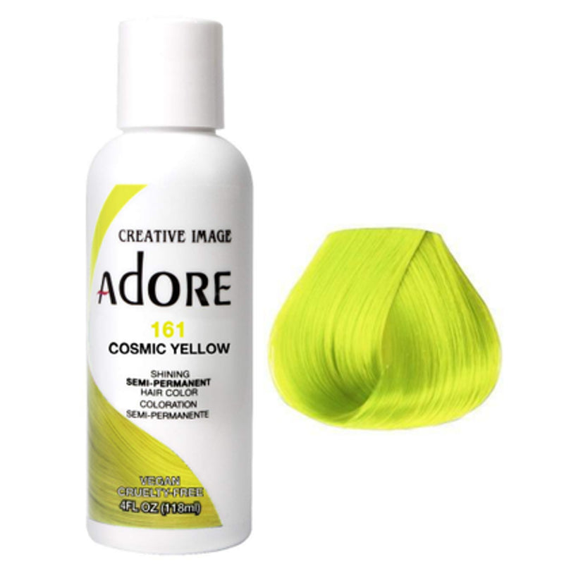 Adore Semi Permanent Hair Colour 161 Cosmic Yellow 118ml