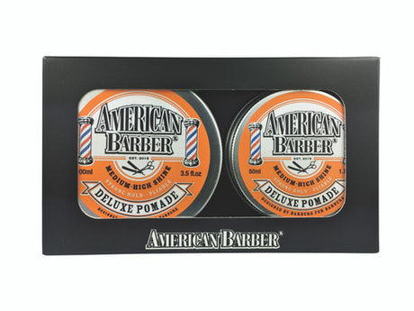 American Barber 50ml-100ml Hair Styling Wax Orange Man Paste Duo