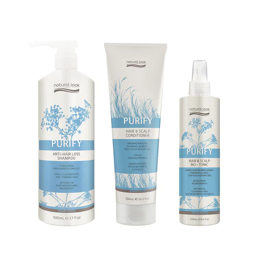 Natural Look Anti-Hair Loss Shampoo & Conditioner + FREE Hair & Scalp Leave-In Treatment