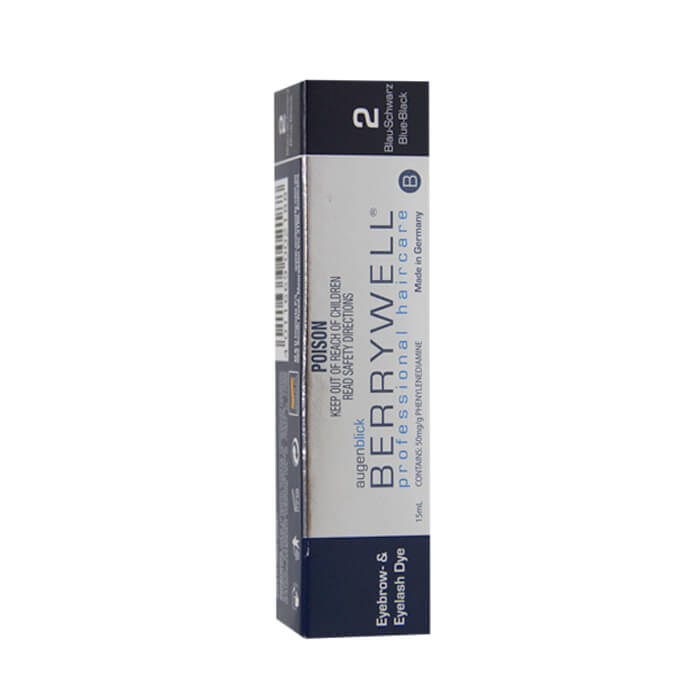Berrywell Eyebrow And Eyelash Tint Blue Black 15ml No 2