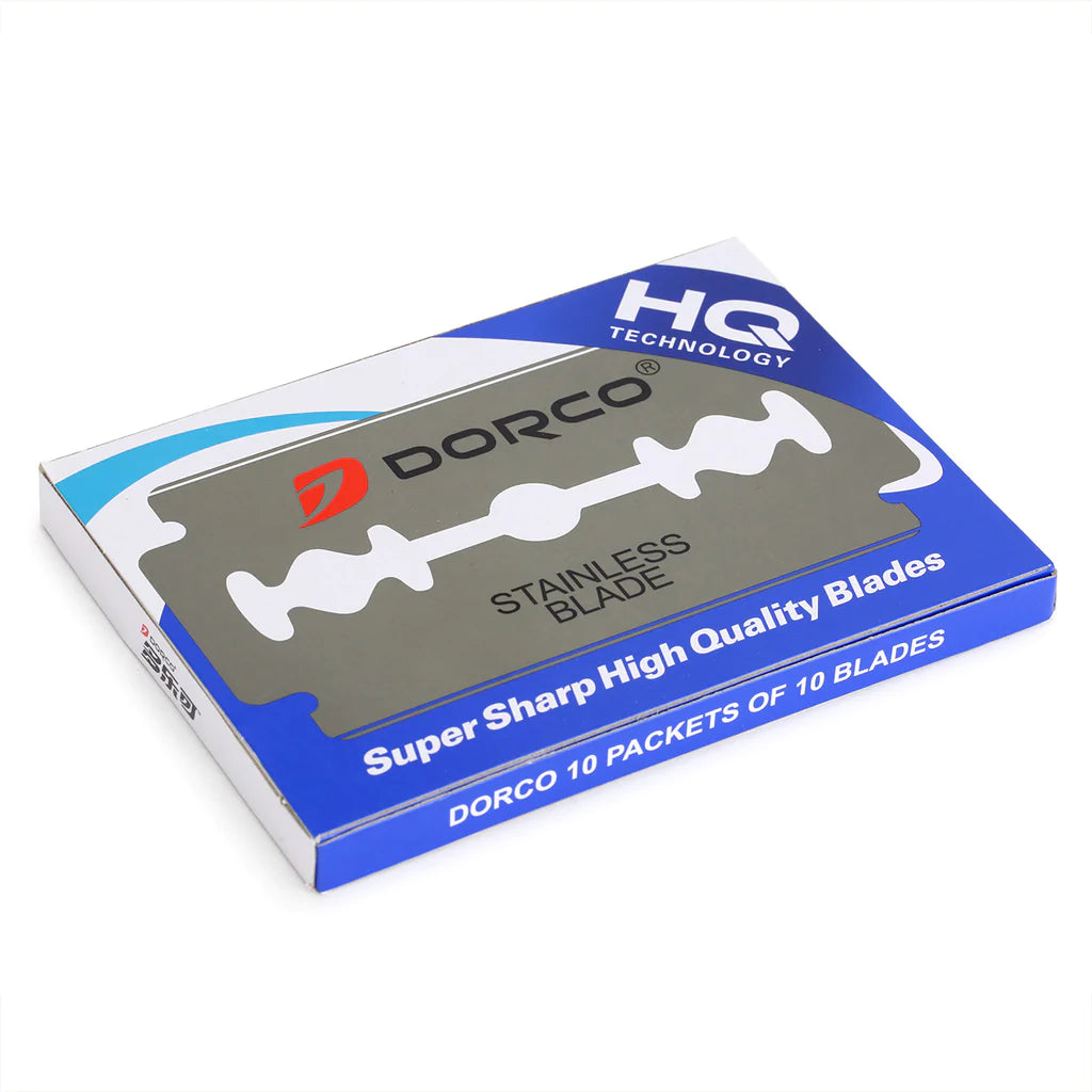 Dorco Platinum Safety Razor Blades Double Shaving 100pc