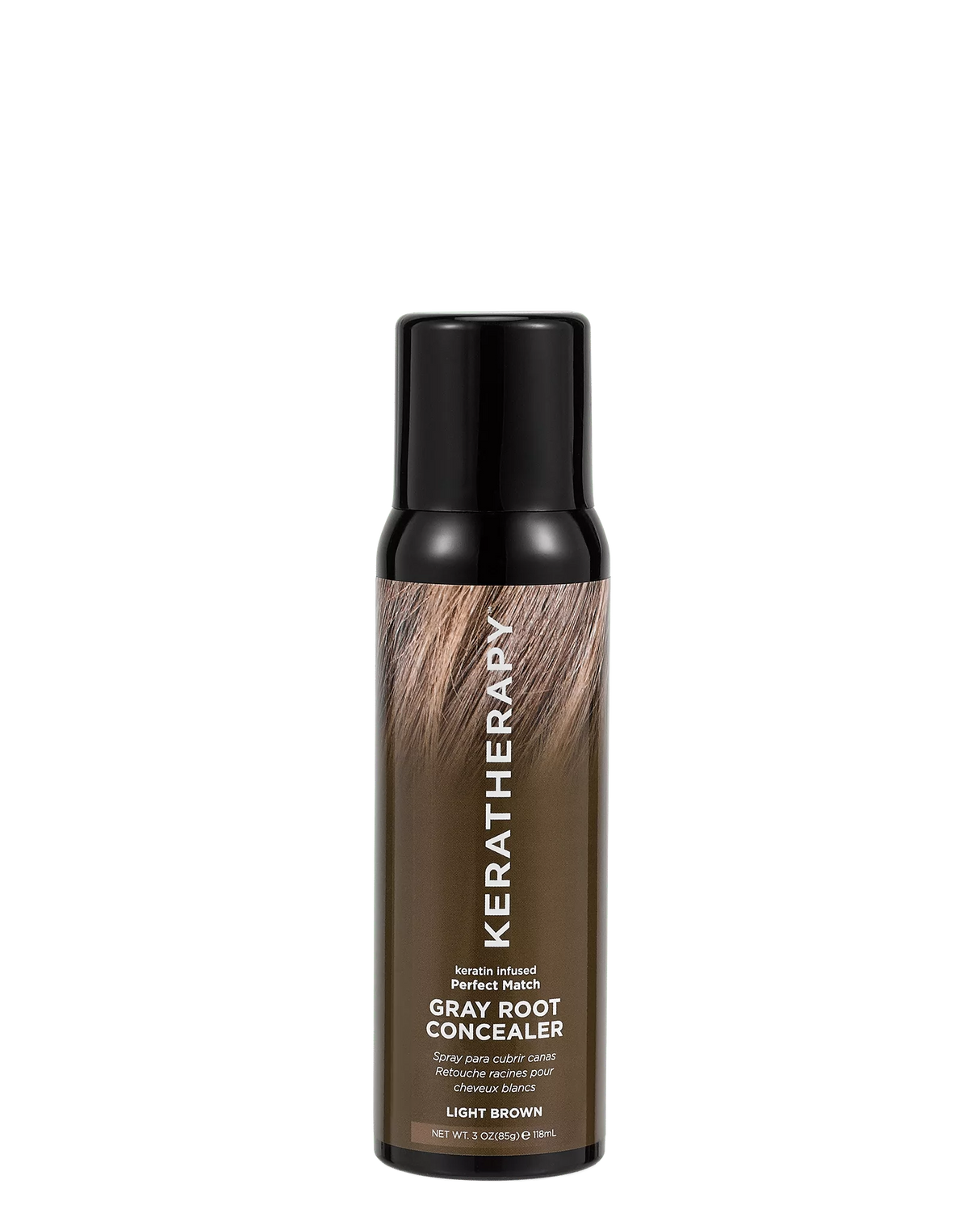 Keratherapy Gray Root Concealer - Light Brown 118ml
